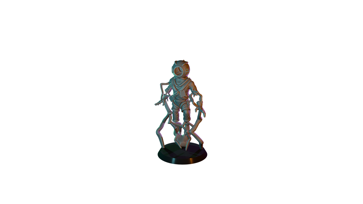 Animated Diver STL