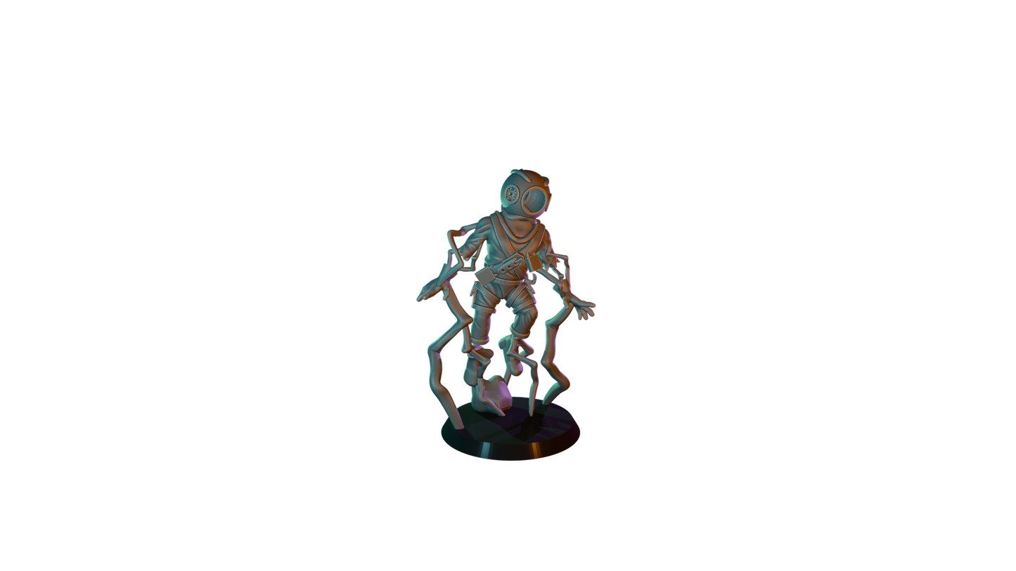 Animated Diver STL