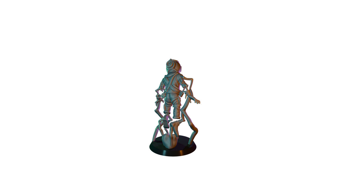 Animated Diver STL