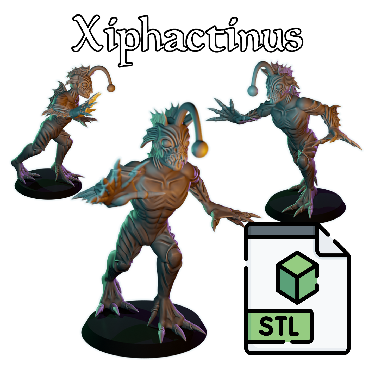 Xiphactinus STL